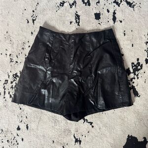 Leather Shorts